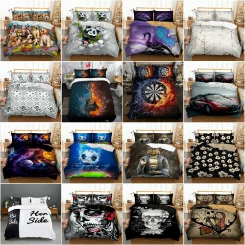 Skull animals duvet cover - animals,