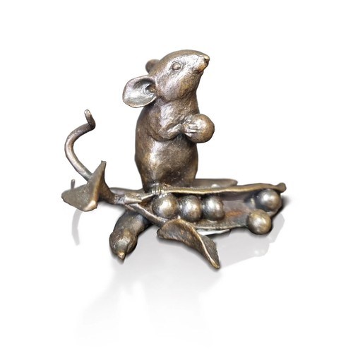 Mouse peapod bronze - mouse,