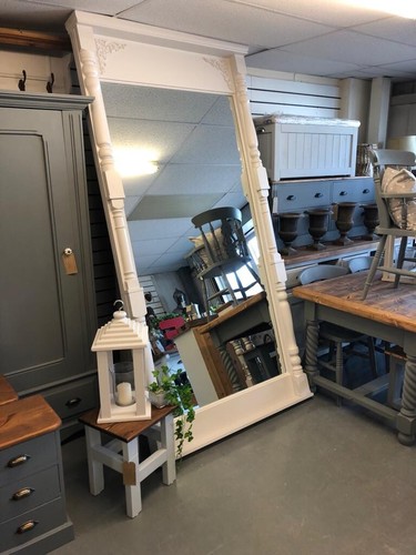 Clear huge vintage mirror - vintage,