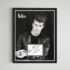 Pete Best - Former Beatles Drummer Signed Authentic Autograph Framed Display