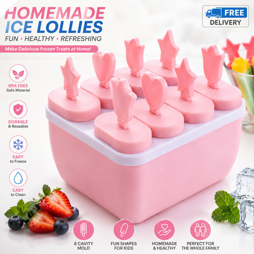 Ice lolly cream - 8x,