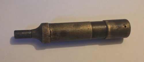 Vintage brass grease gun - brass,