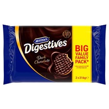 Dark Digestive Biscuits Twin