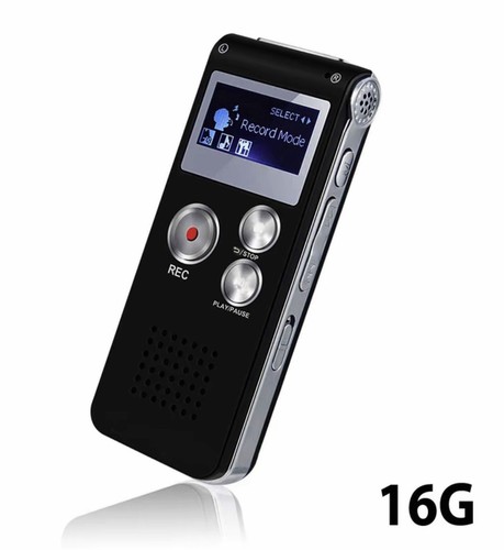 Digital voice recorder 16gb - voice,