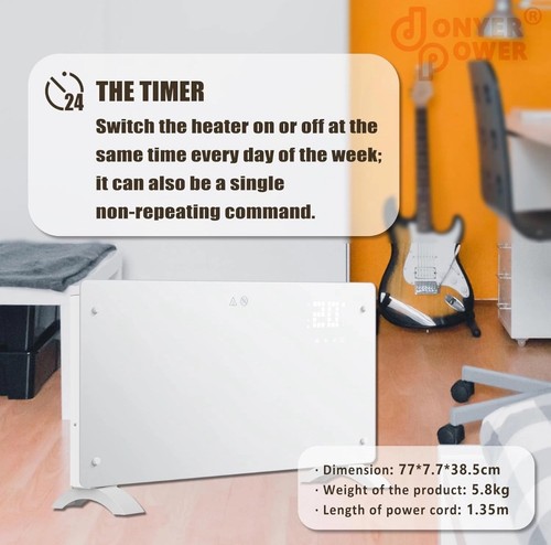 Donyer power 2000w convector - donyer,