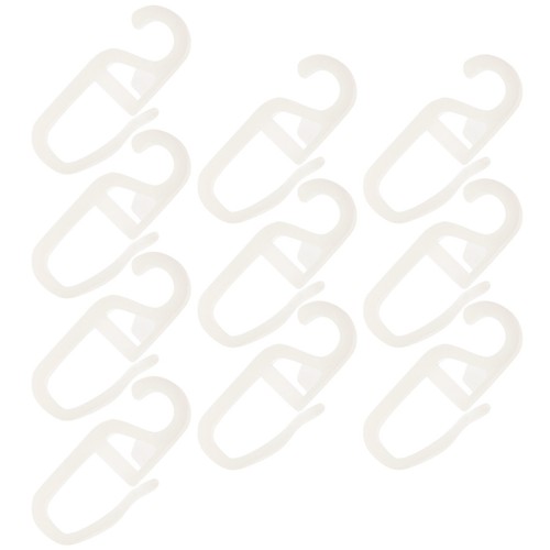 Plastic curtain hooks set - plastic,