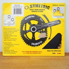 O.Symetric Ergo Aero Chainring Black 56 Tooth 110mm BCD Road Bike