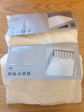 2 Ikea Len Fitted Sheets