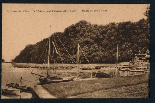 Vintage postcard parc - parc, de