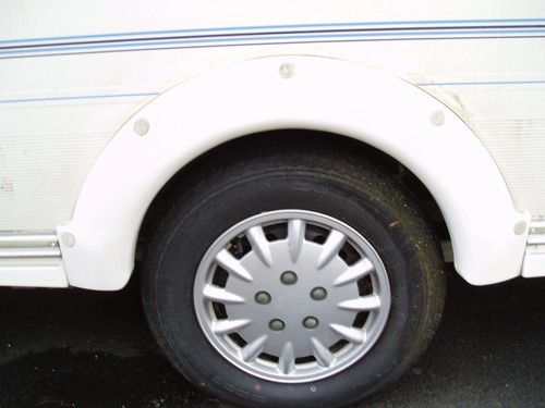 Caravan wheel arch cover spat - caravan,