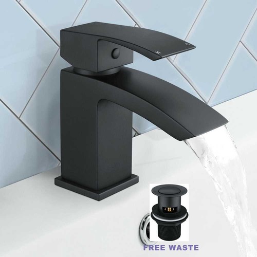 Matt black bathroom tap - tap, set