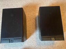 Mordaunt Short MS10i Bookshelf Speakers Vintage Hifi Black 2 Way