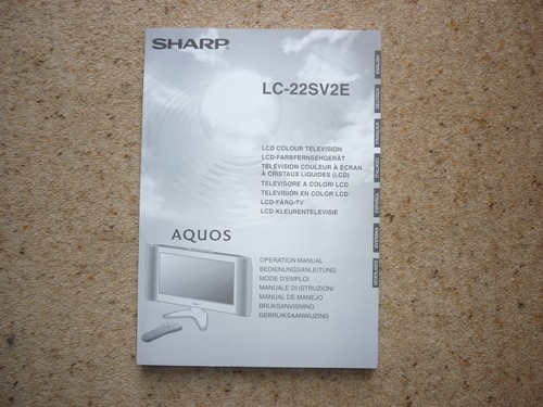 Sharp aquos 22sv2e - aquos, lc-22sv2e