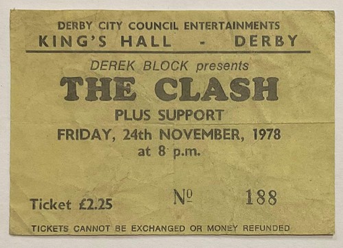 Clash original concert - original, ticket