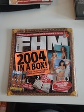 FHM MAGAZINE VERY RARE "2004  IN A BOX !" JANUARY 2004 SEALED ENVELOPE COMPLETE