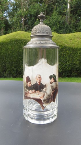 Antique german cut glass - german,