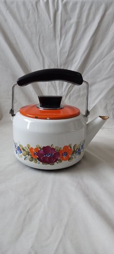 Vintage enamelled floral - vintage,