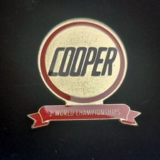 Vintage 3M Cooper Racing - F1 2 World Championships Enamel Pin Badge