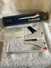 British Airways Concorde Vintage Model Airplane British Made by Wooster