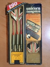 RARE Vintage Unicorn T90 Darts 90% Tungsten 27g Old Stock Original Case 06511