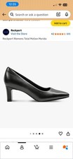 Rockport women black leather - rockport,