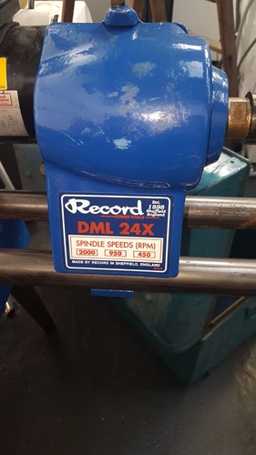Record wood lathe dml - record, good