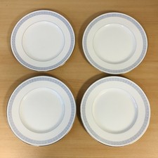 Set Of 4 Vintage Royal Worcester Chelsea Dinner Plates 1971 Fine Bone China 27cm