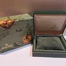 ROLEX  vintage green watch box