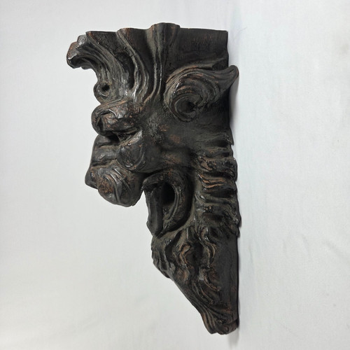 Chinese garden lion head wall - lion,