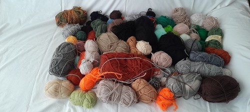 Giant large odds wool bundle