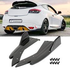 For Renault Megane MK3 Gloss Rear Bumper Spoiler Splitter Sport Diffuser Lips