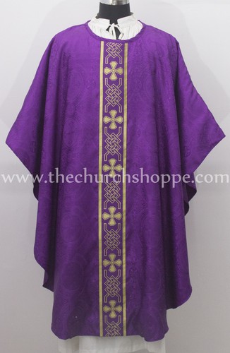Chasuble purple clergy - clergy, gothic