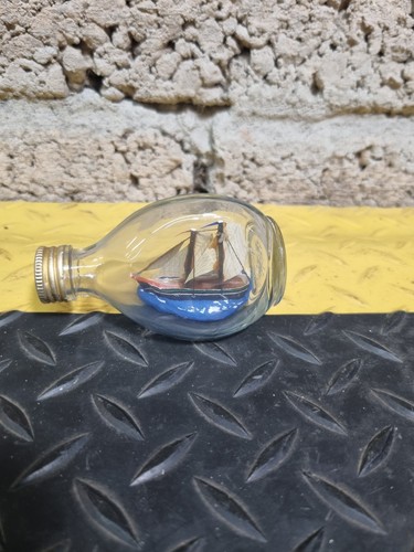Vintage miniature ship a - in,