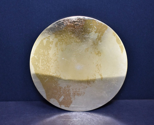 Smaller sterling silver disk - sterling,