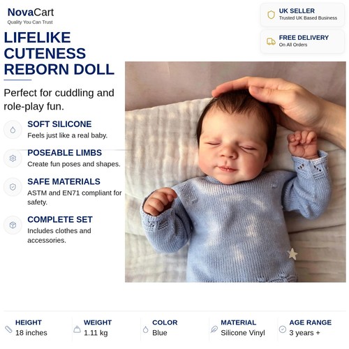 Inch lifelike reborn - lifelike, doll