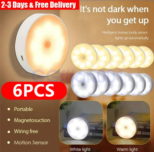6pcs usb rechargeable motion - rechargeable,