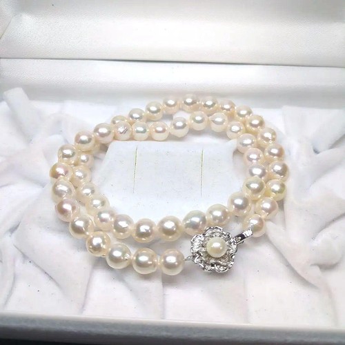Akoya pearl necklace - pearl, genuine