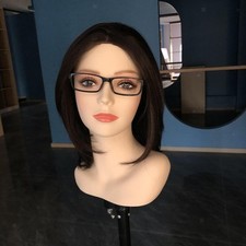 Female Mannequin Head with Shoulder Wig Stand Display Props