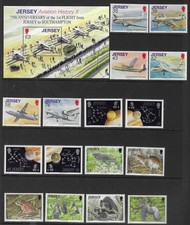 GB - JERSEY 2009 COLLECTION OF MNH SETS AND MIN. SHEETS.  5 SCANS.   (F38)