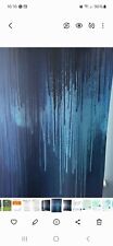 Next Hype Blue Drip Boys Curtains  117cm X  137cm - 45' X 54'