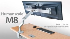 Humanscale M8 Dual Monitor Arm
