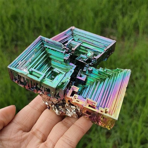 450g rainbow bismuth ore - 450g+,