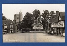 The Square Chilham Nr Canterbury Motor Car RP pc unused Ref V509