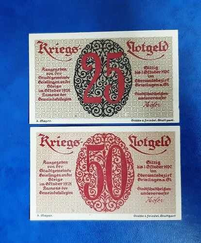 Geislingen steige notgeld - notgeld, 25