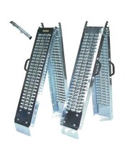 Quad Ramp 2 Steel Motorcycle Van Loading Motorbike Lawn Mower Heavy Duty NEW