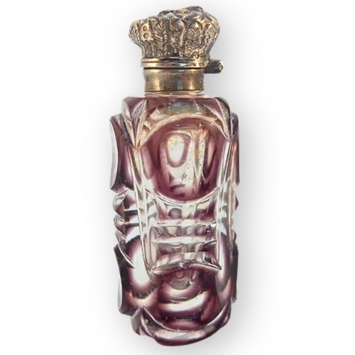 Victorian amethyst cut glass - amethyst,