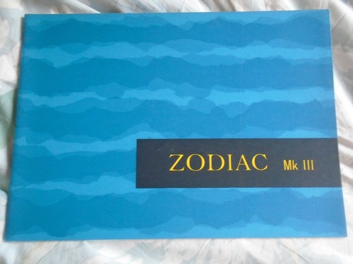 Ford zodiac mark iii brochure - mark,