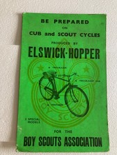 Vintage Elswick hopper advertising board For Boys Scouts