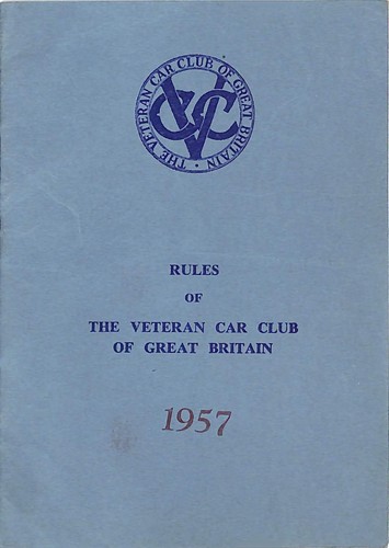 Vcc veteran car club - club, of