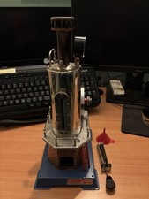 Wilesco D455 Stationary Vertical Live Steam Model Engine Unboxed but VGC